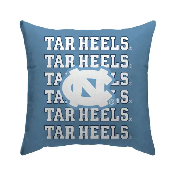 Oreiller à logo North Carolina Tar Heels Echo