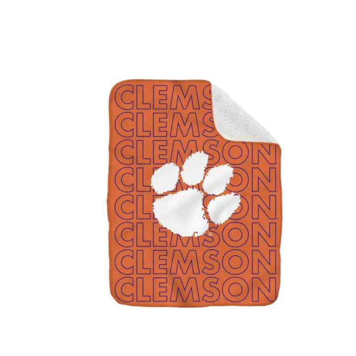 Couverture Polaire "Echo" avec Logo des Tigers de Clemson