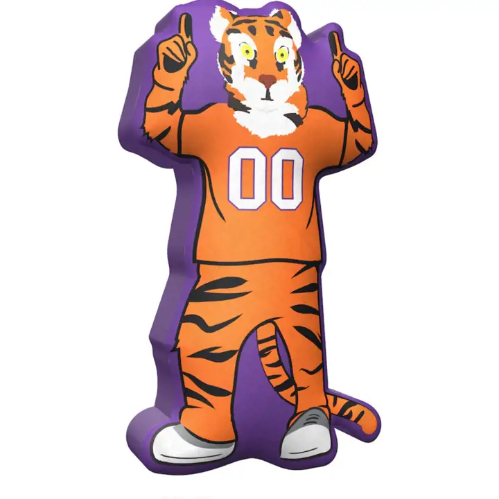Clemson Tigers Mascot Pillow ast