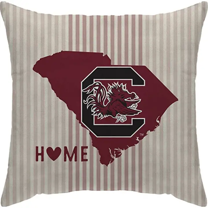 Coussin en toile de canard « Home State » des Gamecocks de la Caroline du Sud