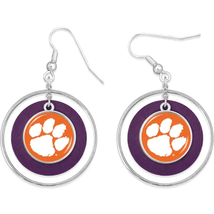 Boucles d'oreilles Clemson Tigers The Lindy Collection