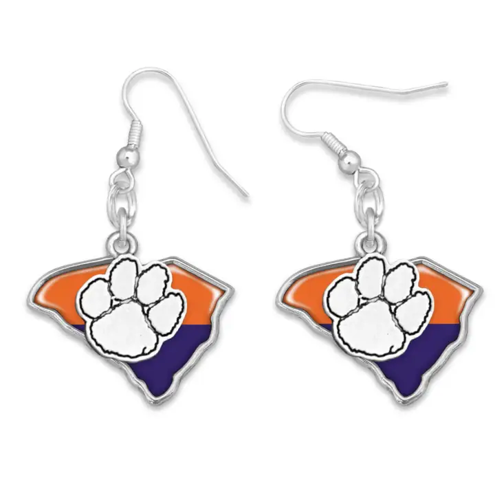 Clemson Boucles d'oreilles The Tara Collection argent