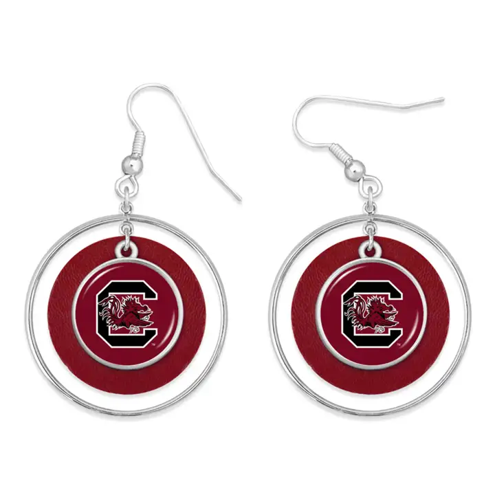 Boucles d'oreilles South Carolina Gamecocks The Lindy Collection