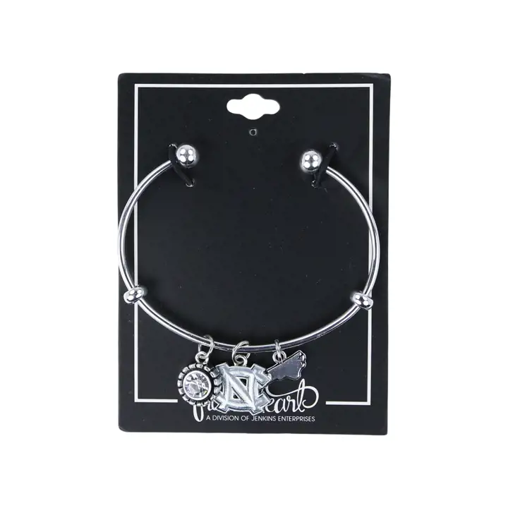 Bracelet « Home Sweet School » des Tar Heels de la Caroline du Nord