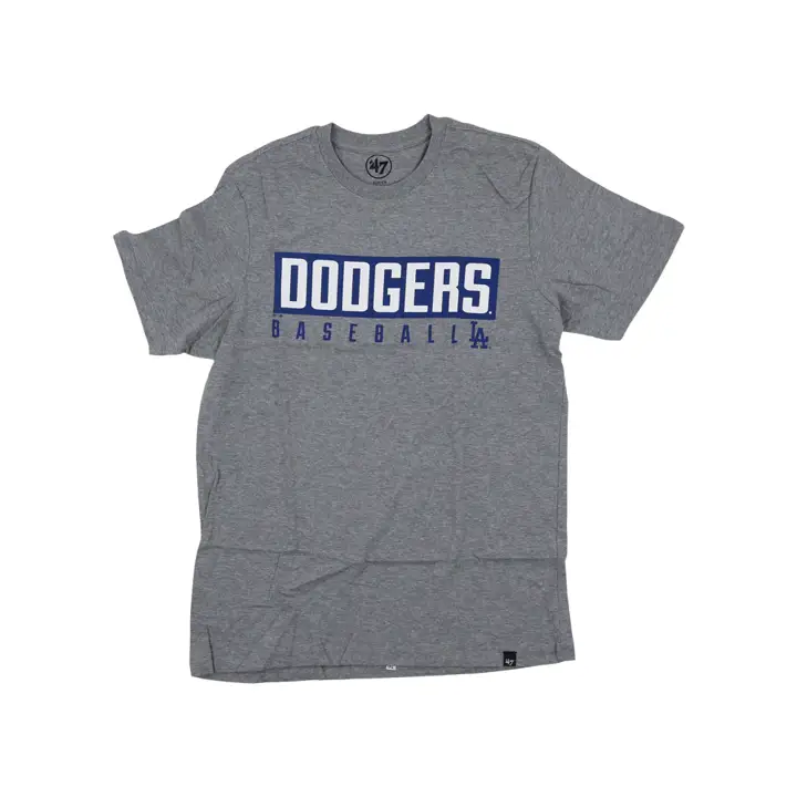 T-shirt Imprint Rival de la MLB des Los Angeles Dodgers, gris