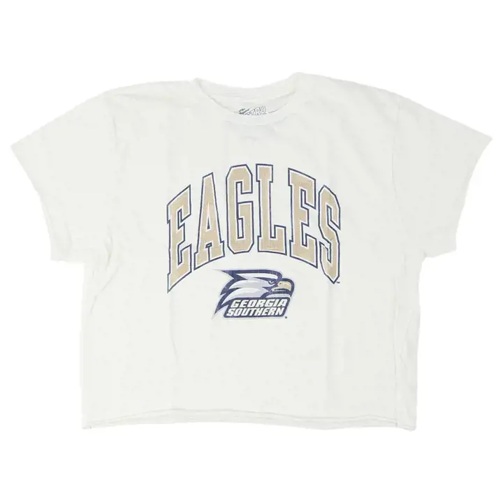 T-shirt court crème Georgia Southern Eagles NCAA pour femme