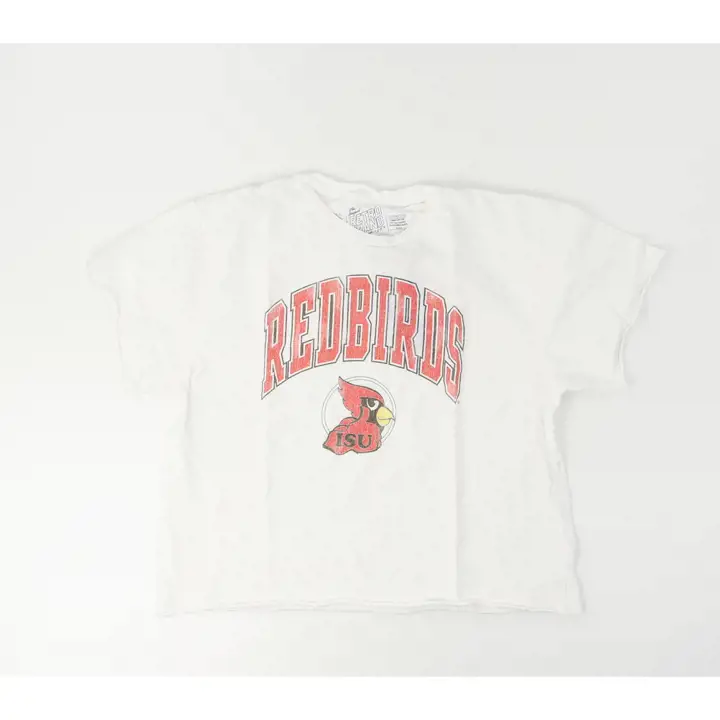 T-shirt court crème femme Illinois State Redbirds NCAA
