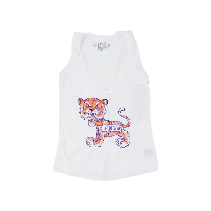 Débardeur Henley Clemson Tigers NCAA pour femme org