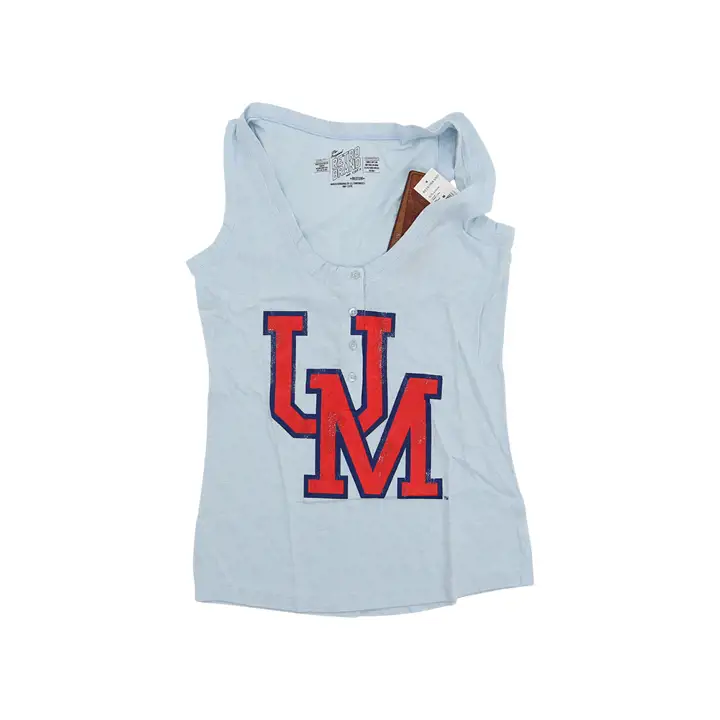 Débardeur Henley NCAA pour femme Mississippi Rebels lbl