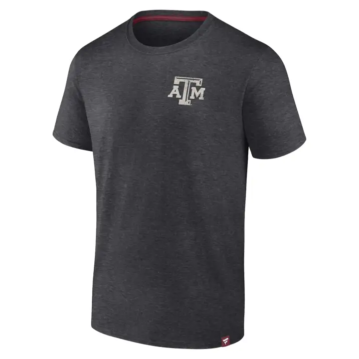 T-shirt Biblend emblématique NCAA Texas A&M Aggies 22 CHARCOAL