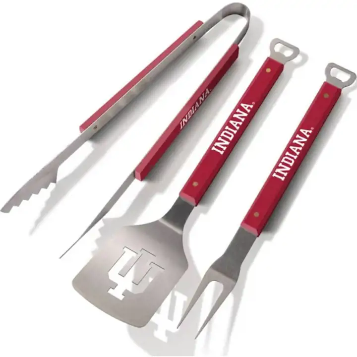Indiana Hoosiers Spirit Series Ensemble BBQ 3 pièces Vous êtes le Fan A
