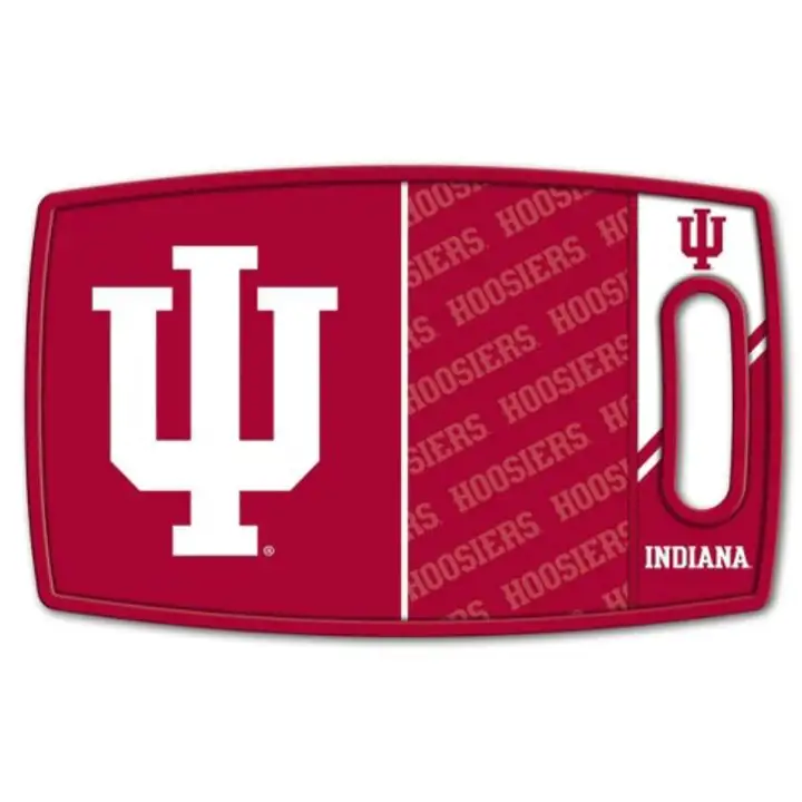 Planche à découper de la série de logos des Indiana Hoosiers pour les fans