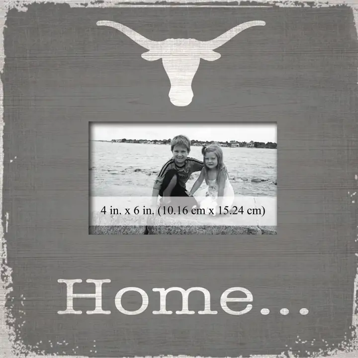 Cadre photo Texas Longhorns - 10 x 10 po