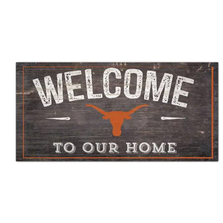 Texas Longhorns Bienvenue - 6 x 12 ast