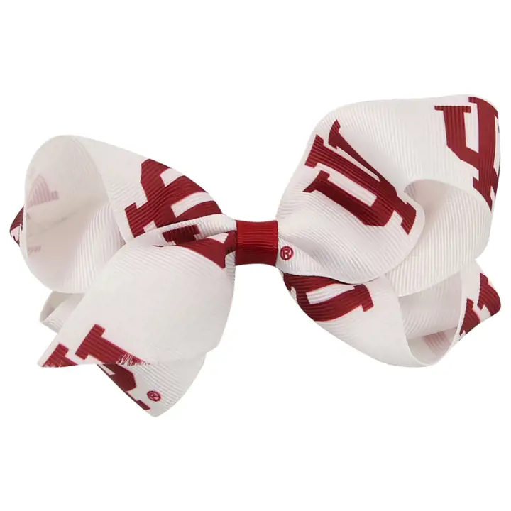 Bandeau en crochet Indiana Hoosiers avec logo