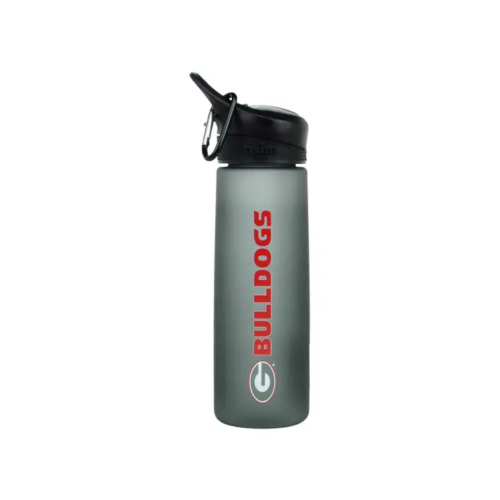 Bouteille sport givrée en Tritan 24 oz Georgia Bulldogs grise
