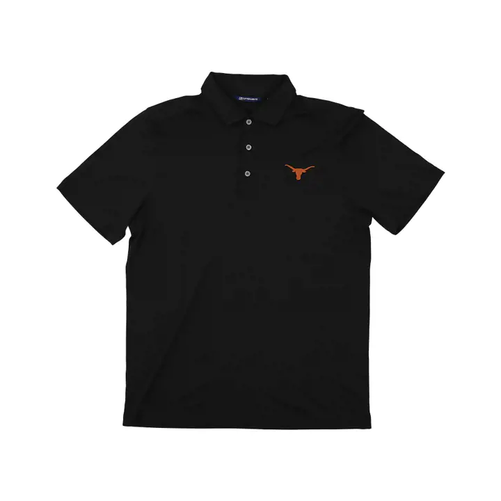 Polo Texas Longhorns NCAA Virtue NOIR
