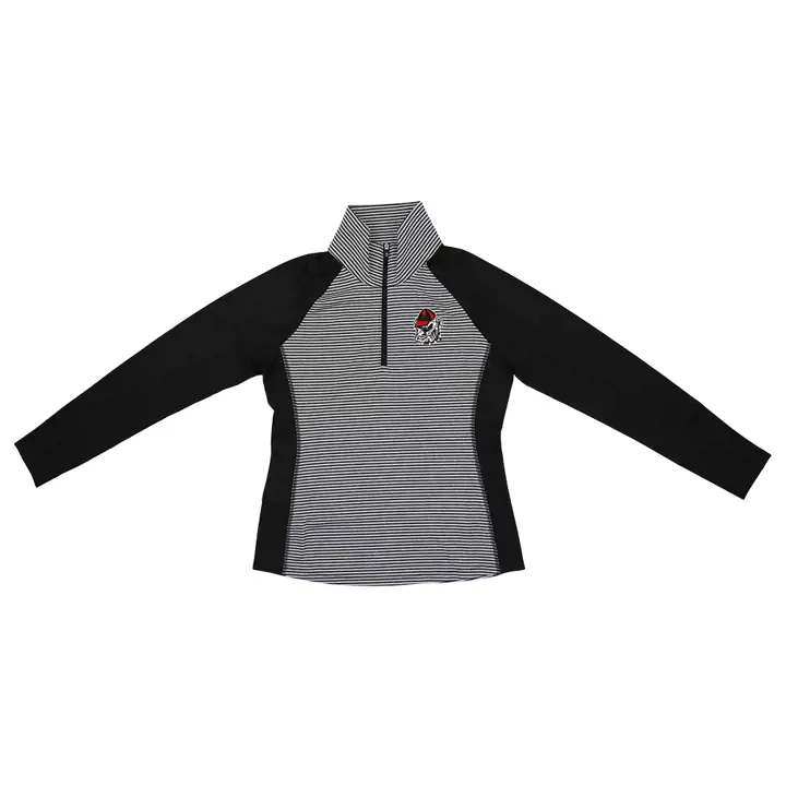 Georgia Bulldogs NCAA Femme Adapt 1/2 Zip GRY