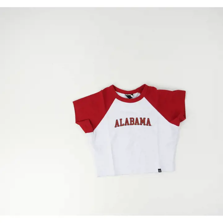 T-shirt Homerun Alabama Crimson Tide NCAA pour femme Hype & Vice