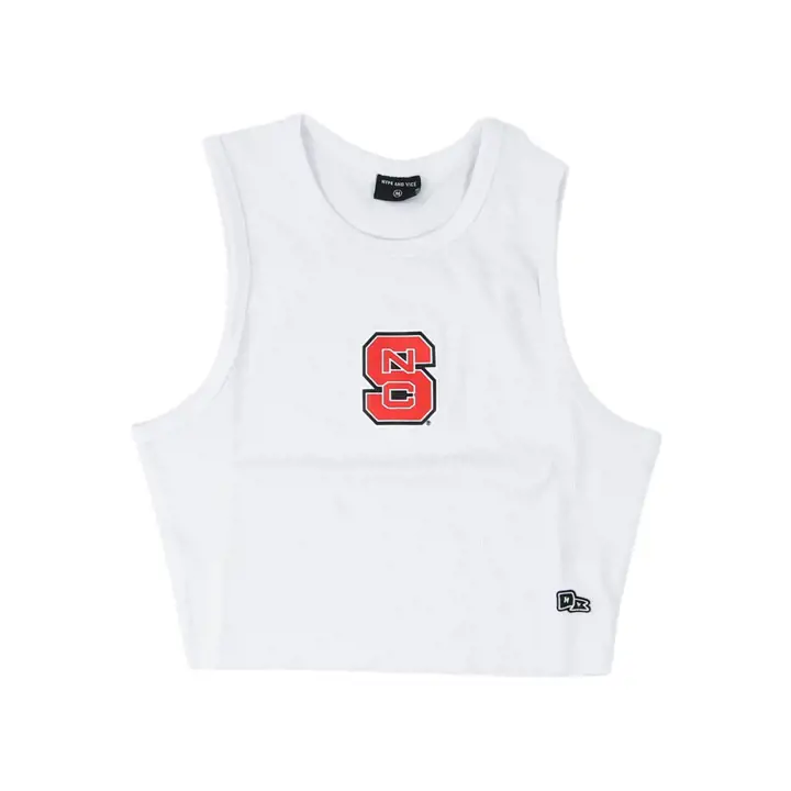 N.C. State Wolfpack NCAA Women's Hype & Vice Débardeur court wh