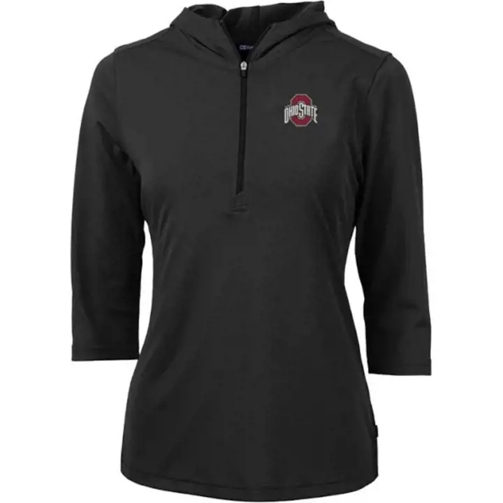Chandail demi-zippé Nike Forge pour femme des Buckeyes de l'Ohio State, NCAA
