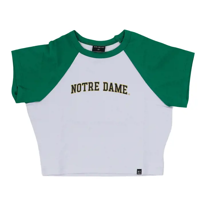 T-shirt Hype & Vice Homerun Notre Dame Fighting Irish NCAA Femme
