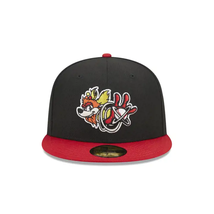 Casquette 59FIFTY MiLB Marvel Albuquerque Isotopes noir/rouge/noir