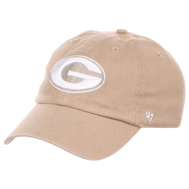 Casquette Georgia Bulldogs NCAA Kaki/Blanc '47 Clean Up