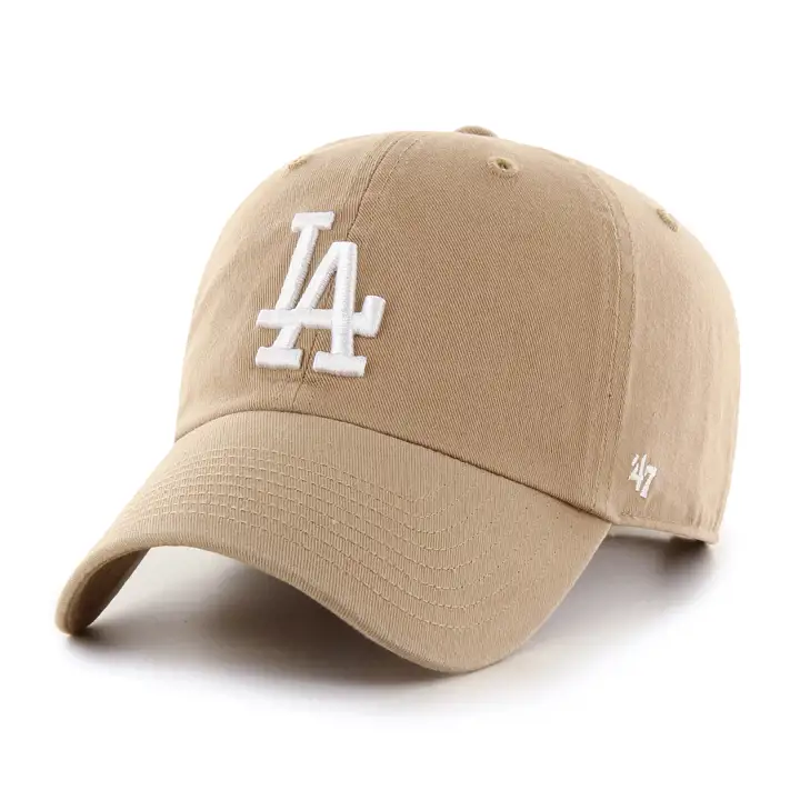 Casquette « Clean Up » Los Angeles Dodgers MLB couleur kaki/blanc de la marque '47