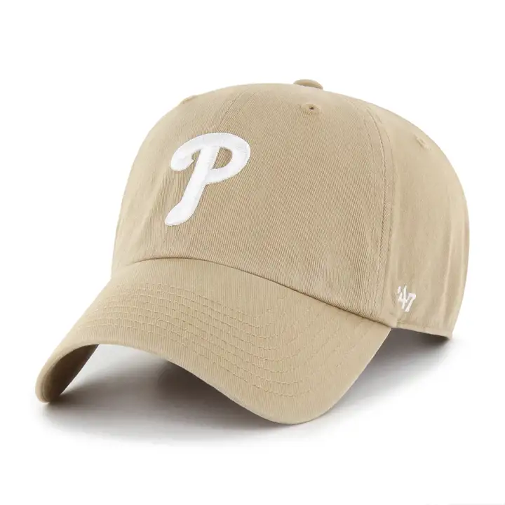 Casquette Philadelphia Phillies MLB Khaki/White '47 Clean Up