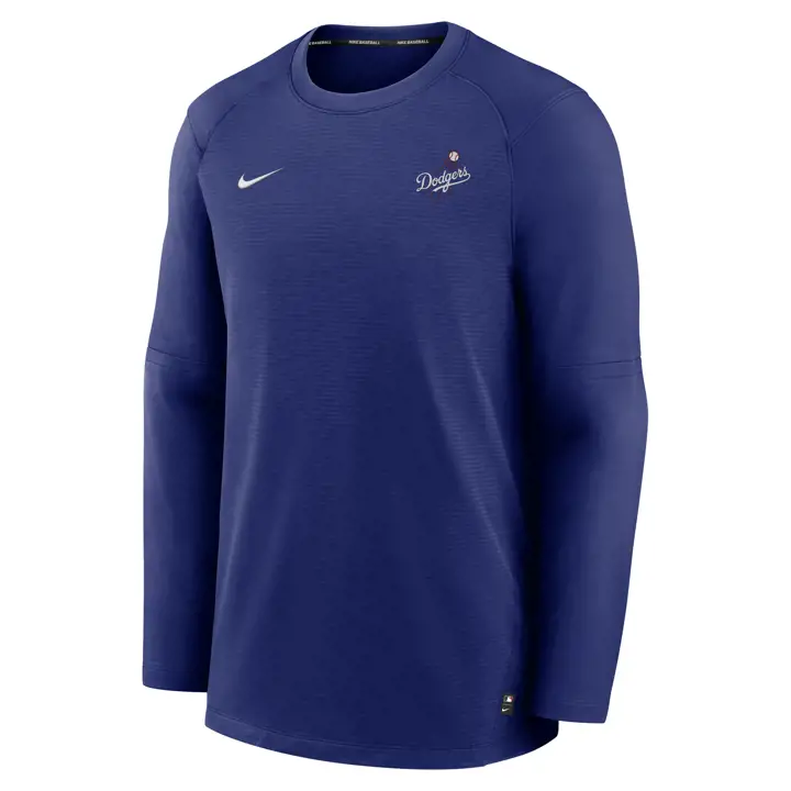 Haut à manches longues Los Angeles Dodgers MLB AC PG Crew BLEU