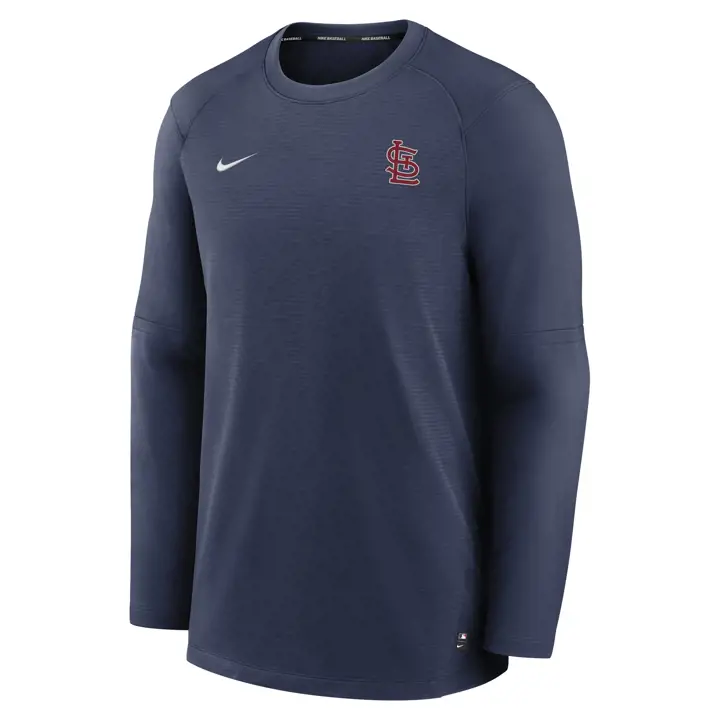 St. Louis Cardinals MLB AC PG Crew LS Top MARINE