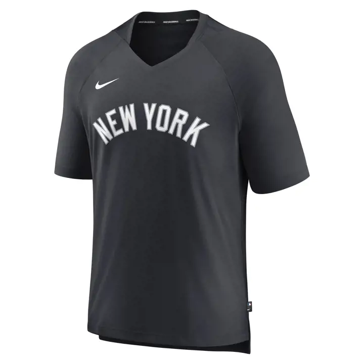 New York Yankees MLB AC Haut d'entraînement avant-match marine