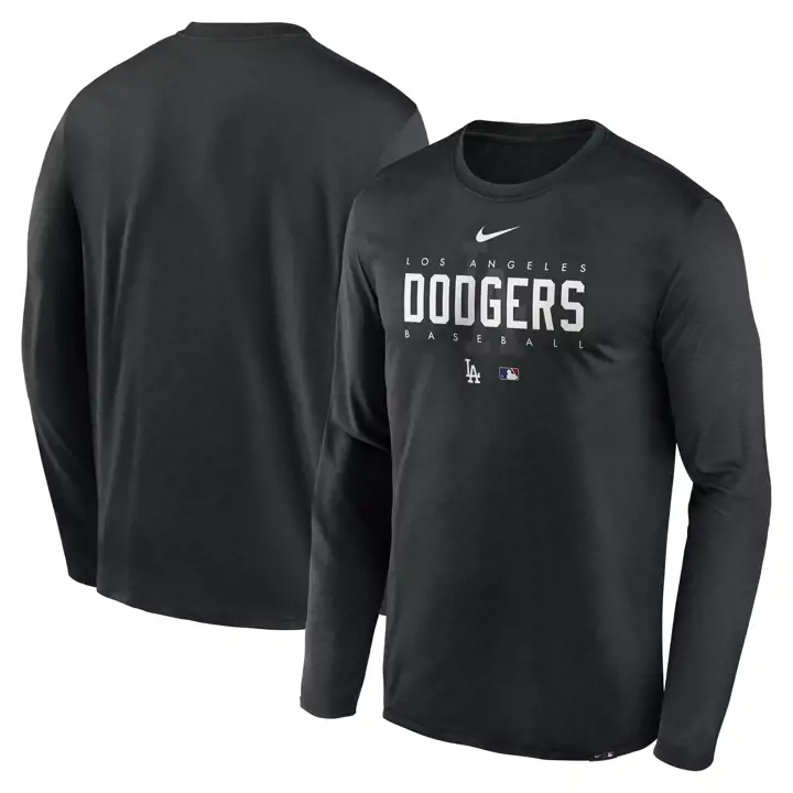 T-shirt ML Los Angeles Dodgers MLB AC Dugout BLK