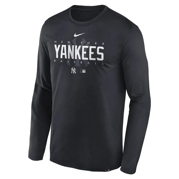 T-shirt manches longues New York Yankees MLB AC Dugout marine