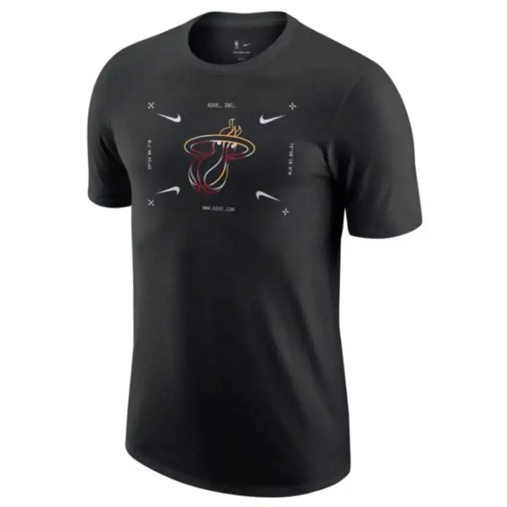 T-shirt NBA enfant Miami Heat Logo Essentiel ATC noir