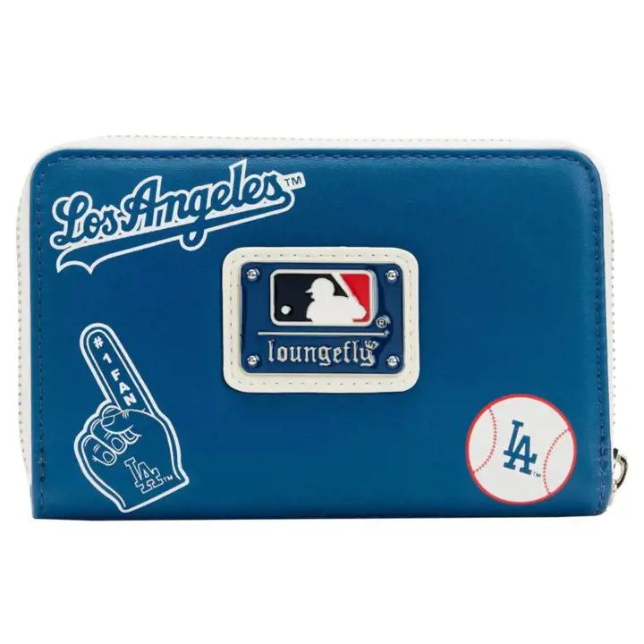 Portefeuille zippé Los Angeles Dodgers Patches