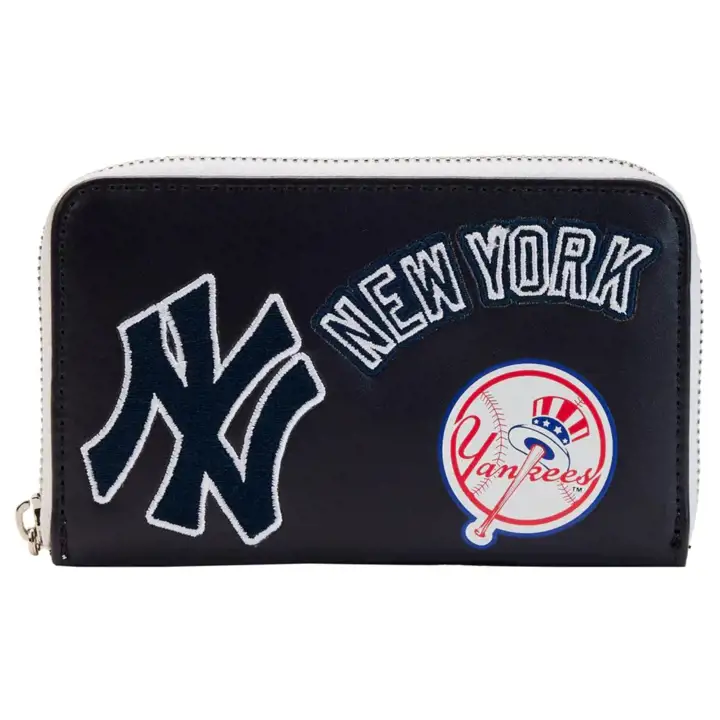 Portefeuille zippé New York Yankees Patches