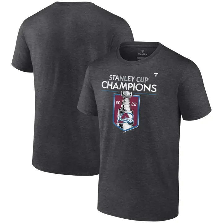 T-shirt Colorado Avalanche LNH Champions Coupe Stanley LR 22 CHAR