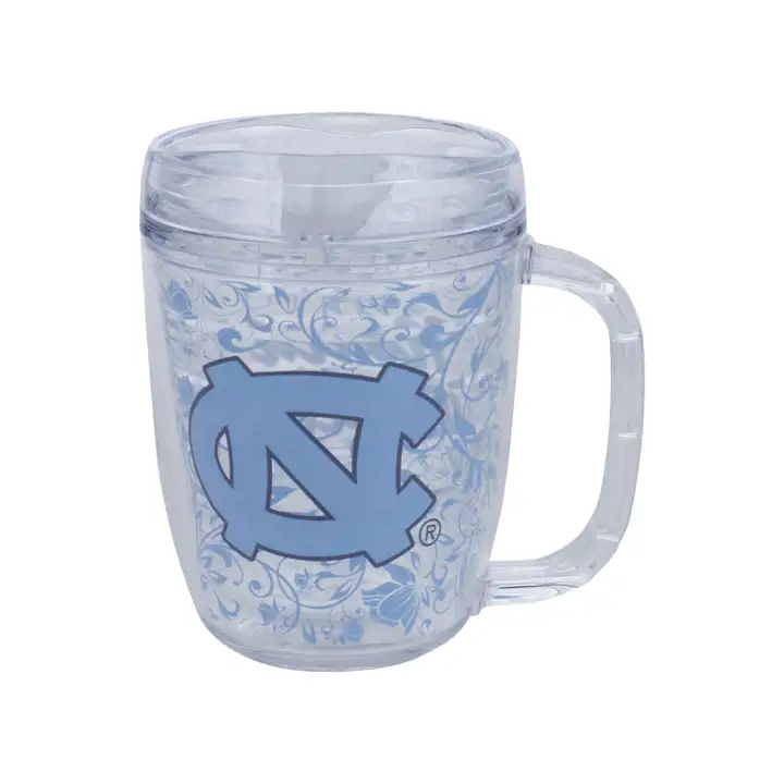 Mug Tritan floral 355 ml North Carolina Tar Heels
