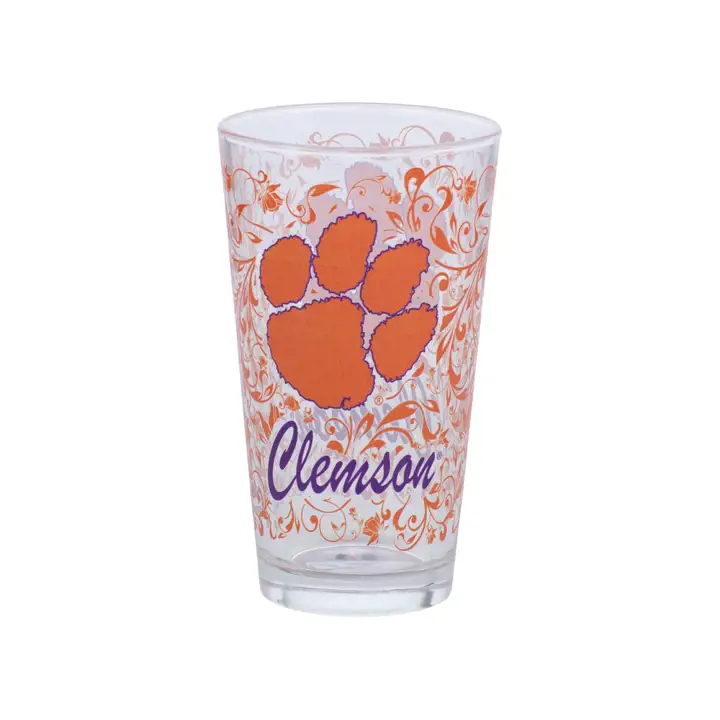 Verre mélangeur fleuri Clemson Tigers de 47 cl