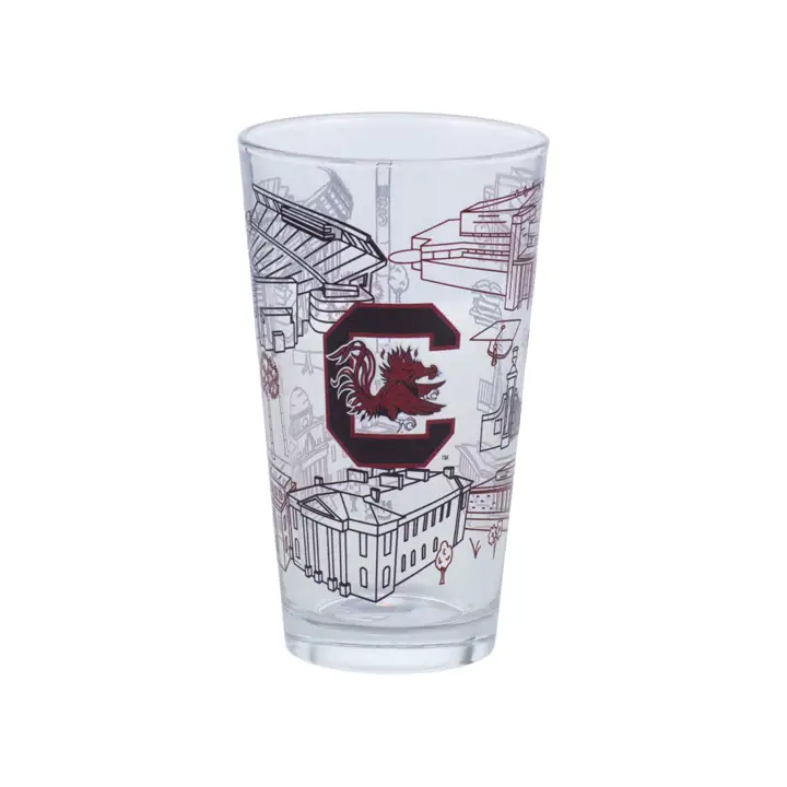 Verre mélangeur South Carolina Gamecocks 16oz Campus