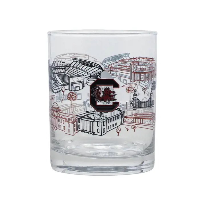 Verre à Whisky 414ml South Carolina Gamecocks Campus