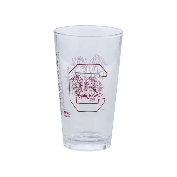 Verre mélangeur South Carolina Gamecocks 16 oz avec logo principal
