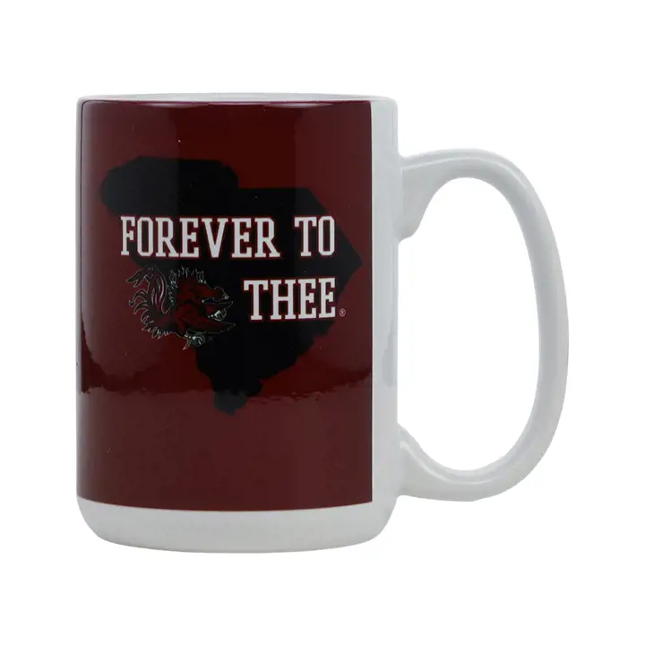 Tasse à café en céramique 15oz South Carolina Gamecocks (état de la Caroline du Sud)