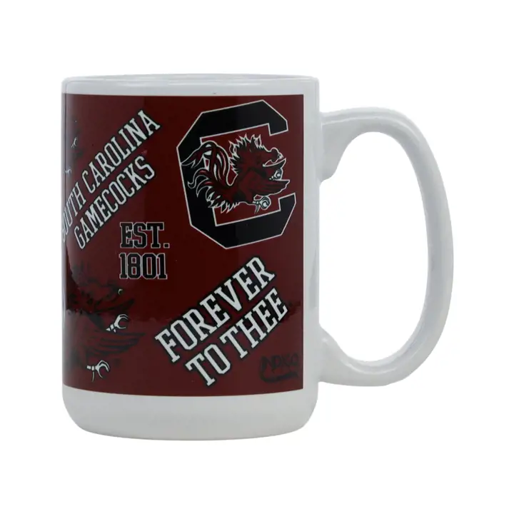 Mug en céramique 44 cl South Carolina Gamecocks motif Java Medley