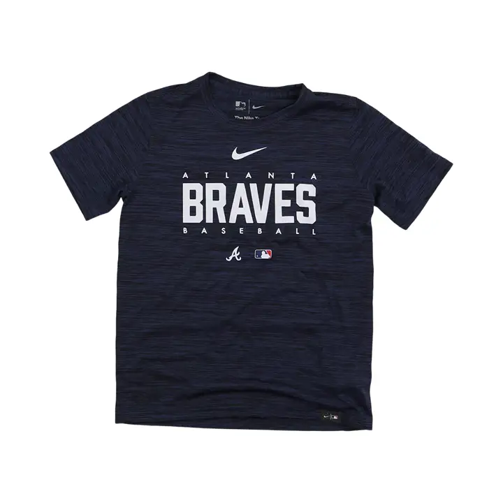 T-shirt Atlanta Braves MLB Youth Velocity 23 marine