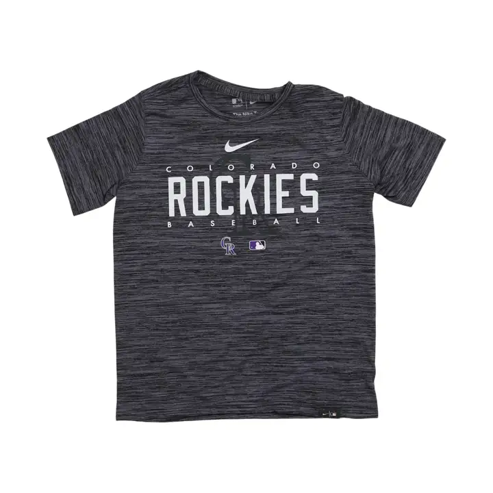 T-Shirt Colorado Rockies MLB Youth Velocity 23 blk