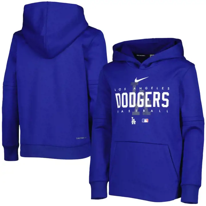 Los Angeles Dodgers MLB Youth AC Pregame Pullover Hood 23 bl