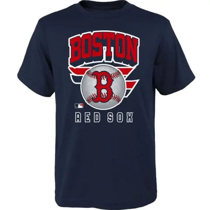 T-shirt Boston Red Sox MLB Youth Ninety-Seven 23 bleu marine